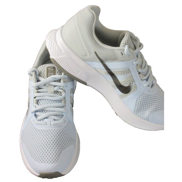 Nike Women's Run Swift 2 Half Blue Metallic Pewter Grey Running Shoes Sizes NIB - Picture 4 of 5